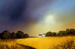 Sweeping Skies by Barry Hilton - Embellished Canvas on Board sized 26x17 inches. Available from Whitewall Galleries
